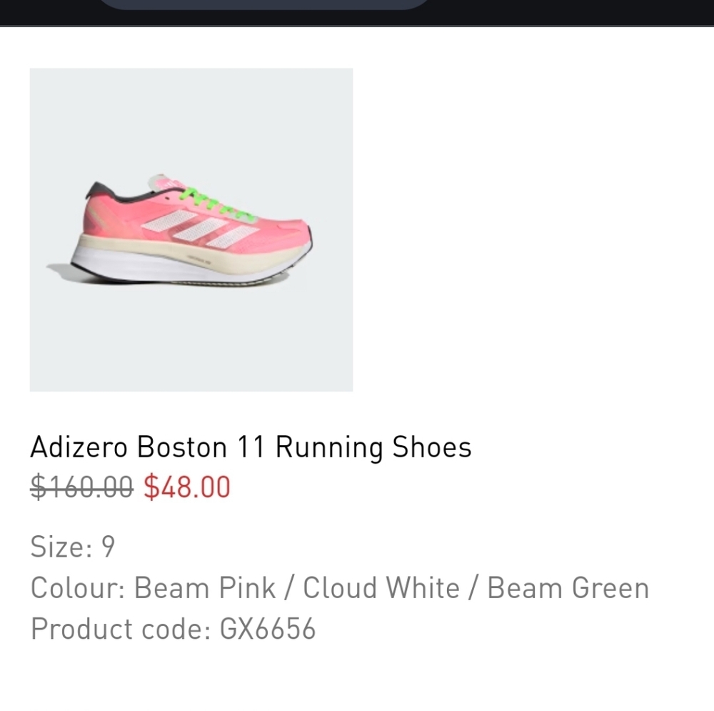 Adidas Adizero Boston 11 Running Shoes